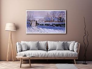 The Magpie by Claude Monet Painting