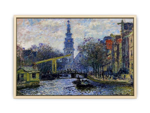 Canal In Amsterdam Art Print