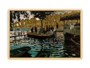 La Grenouillere Streched canvas