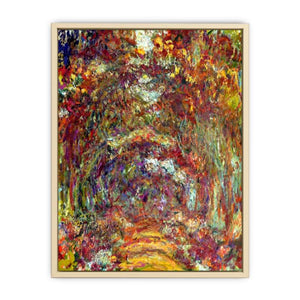 The Path Under The Rose Trellises Giverny Art Print