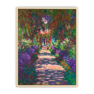 Pathway In Monets Garden At Giverny Art Print