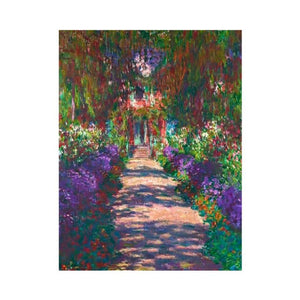 Pathway In Monets Garden At Giverny by Claude Monet