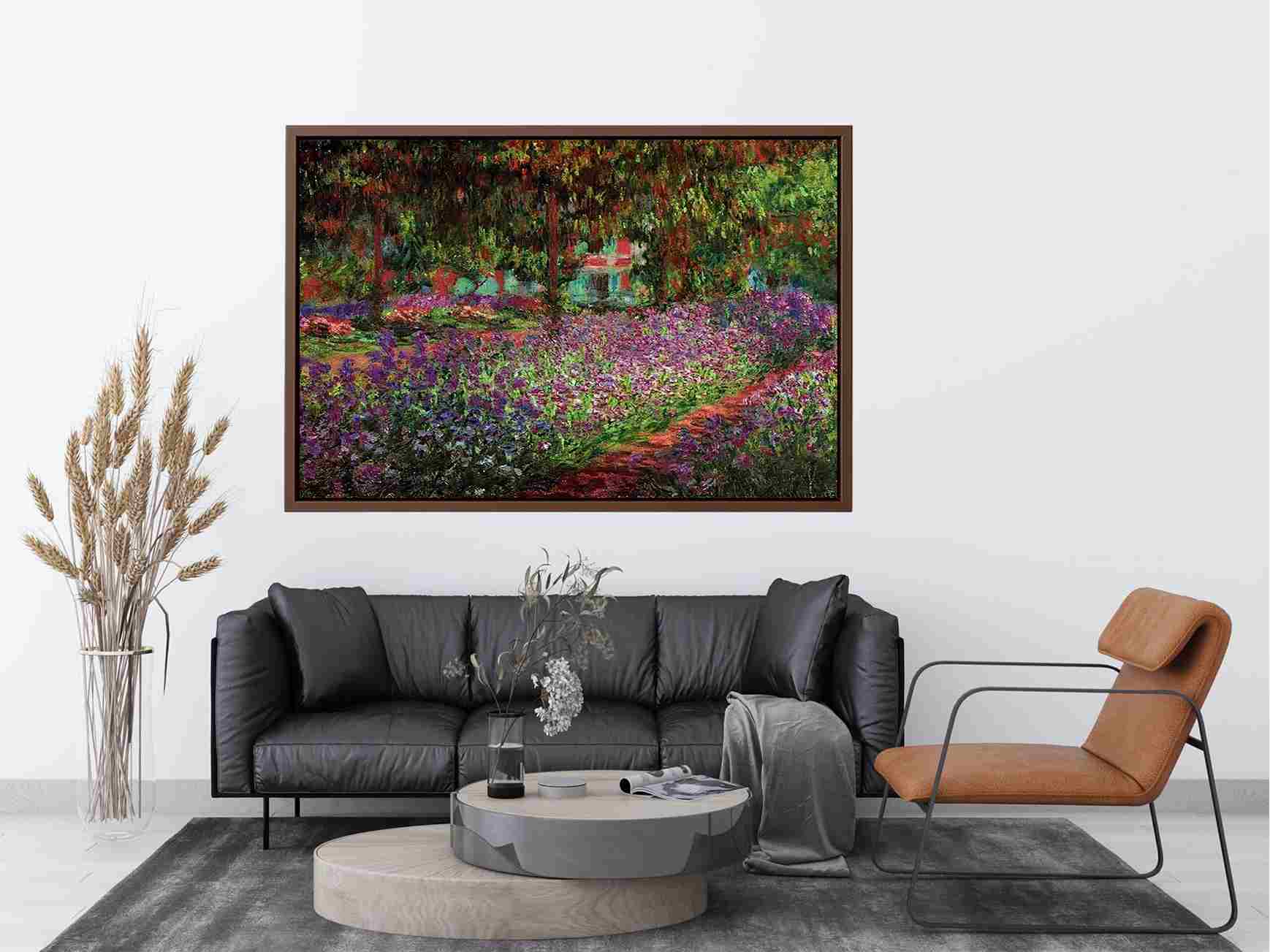 Irises In Monets Garden by Claude Monet Painting