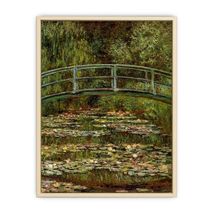 The Water Lily Pond Aka Japanese Bridge Art Print