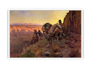 When Shadows Hint Death Framed Print