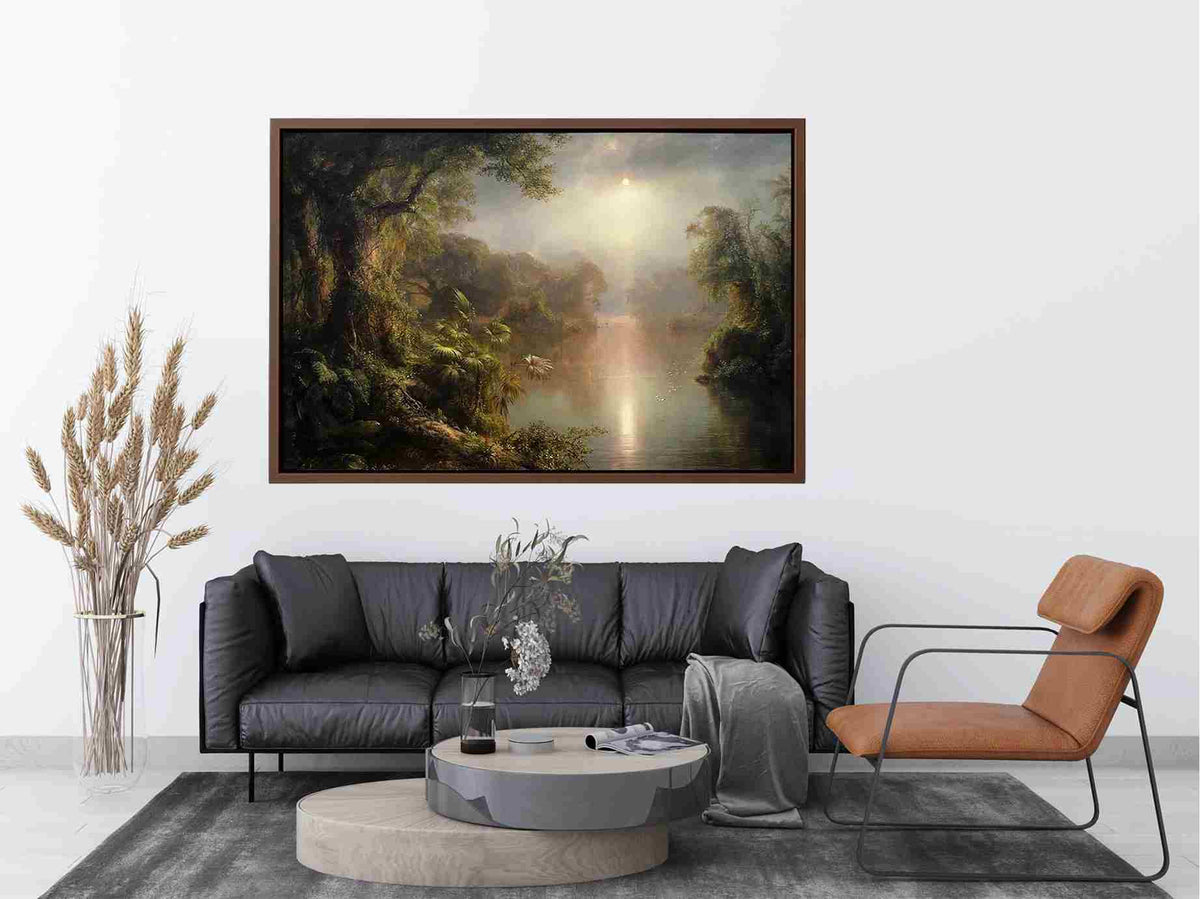El Rio de Luz by Frederic Edwin Church Painting