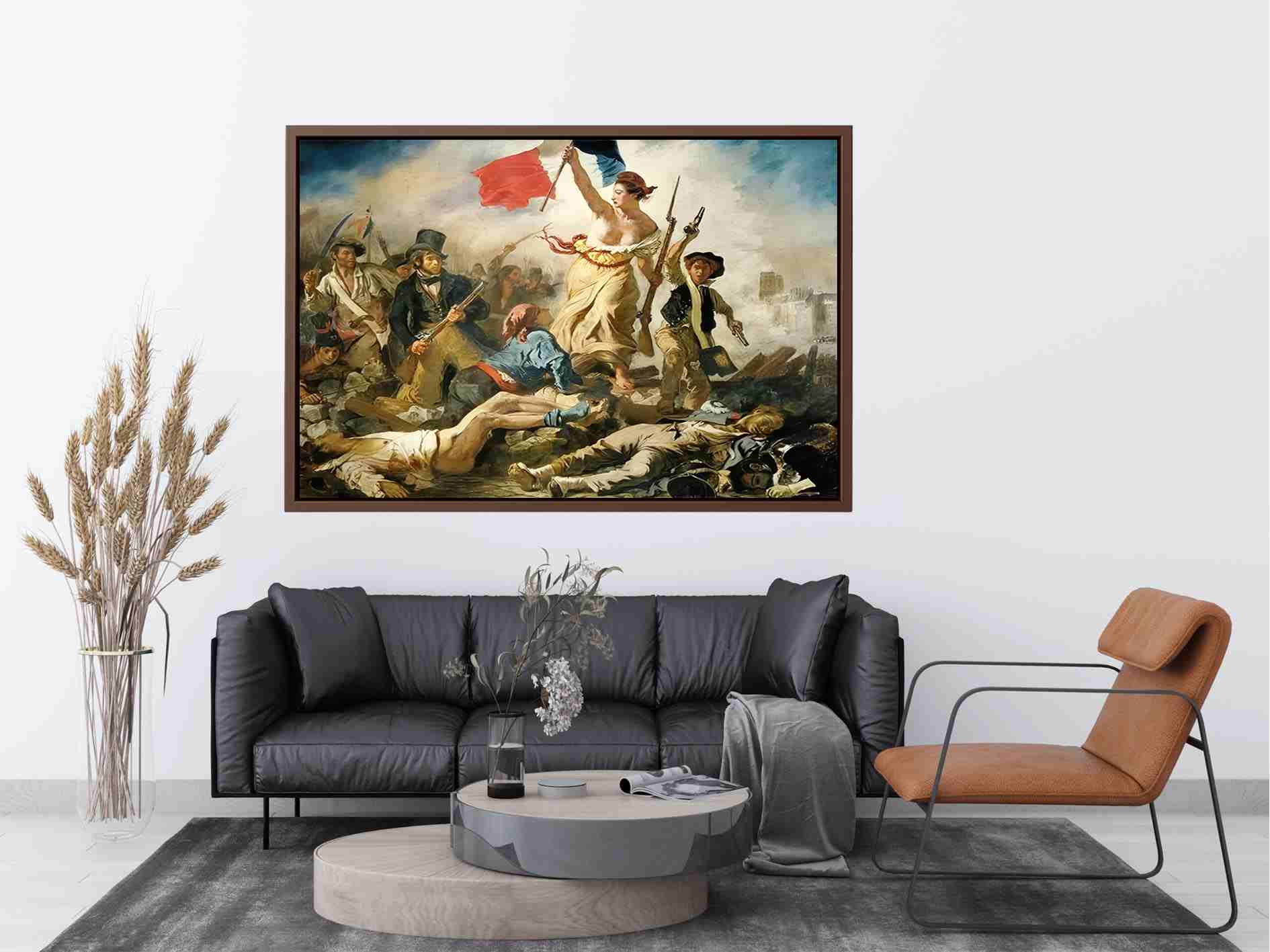 Liberty Leading the People Painting by Eugene Delacroix
