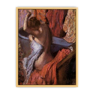 Seated Bather Drying Herself Streched canvas