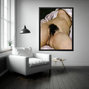 The origin of the world by Gustave Courbet Painting