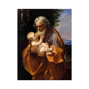 St Joseph with the Infant Jesus c. 1635 by Guido Reni