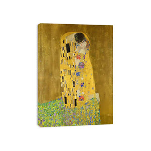 The Kiss by Gustav Klimt Painting