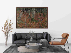 Birch Forest by Gustav Klimt Painting