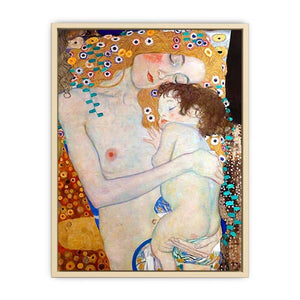 Mother and Child by Gustav Klimt Art Print