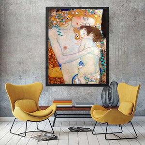 Mother and Child by Gustav Klimt Painting