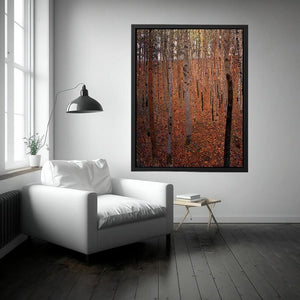 Beech Forest Buchenwald I by Gustav Klimt Painting