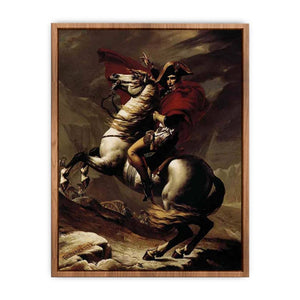 Bonaparte, Calm on a Fiery Steed, Crossing the Alps 1801 Poster