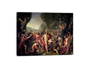 Leonidas at Thermopylae 1814 by Jacques Louis David Painting