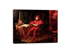 Stanczyk during a Ball at the Court of Queen Bona after the Loss of Smolensk by Jan Matejko Painting