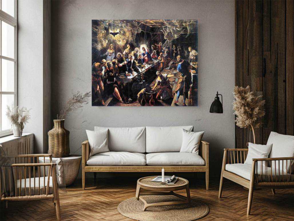The Last Supper 1592-94 by Jacopo Tintoretto (Robusti) Painting