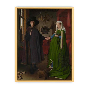 Portrait of Giovanni Arnolfini and his Wife 1434 Streched canvas