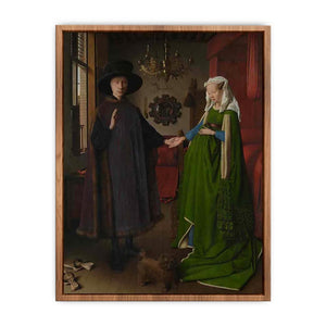 Portrait of Giovanni Arnolfini and his Wife 1434 Poster
