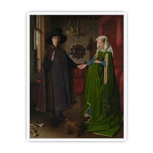 Portrait of Giovanni Arnolfini and his Wife 1434 Framed Print