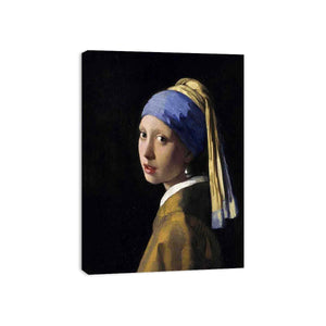 Girl with a Pearl Earring by Jan Vermeer Van Delft Painting