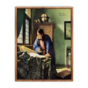 The Geographer c. 1668 Poster