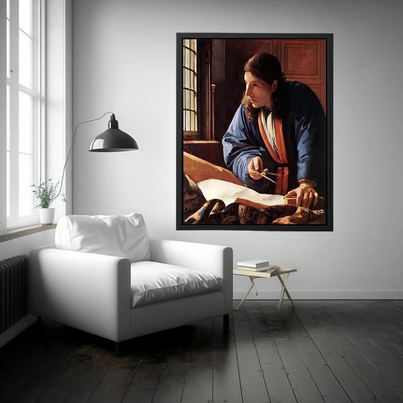 The Geographer by Jan Vermeer Van Delft Painting