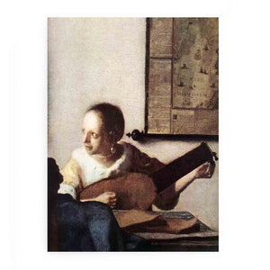 Woman with a Lute near a Window (detail)