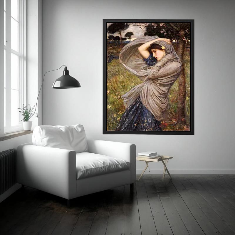 Boreas 1903 by John William Waterhouse Painting