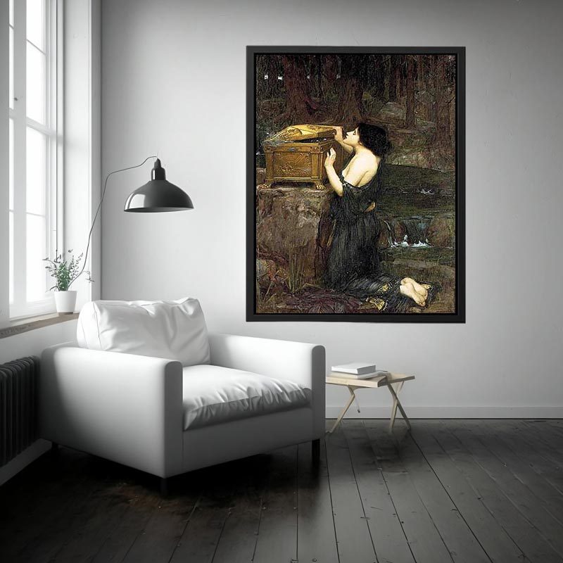 Pandora 1896 by John William Waterhouse Painting