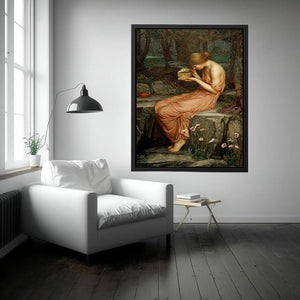 Psyche Opening the Golden Box 1903 by John William Waterhouse Painting