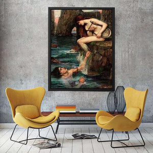 The Siren 1900 by John William Waterhouse Painting