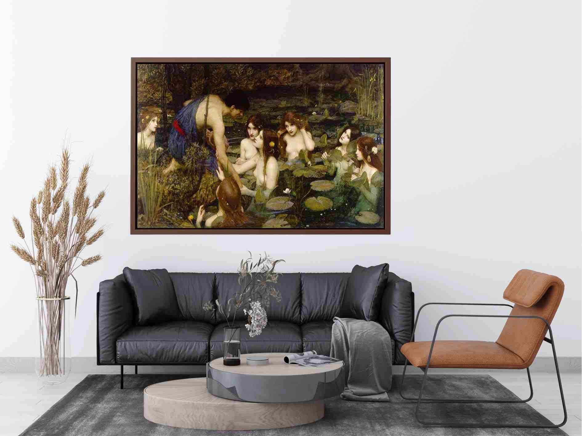 Hylas and the Nymphs 1896 by John William Waterhouse Painting