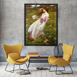 Windflowers 1903 by John William Waterhouse Painting