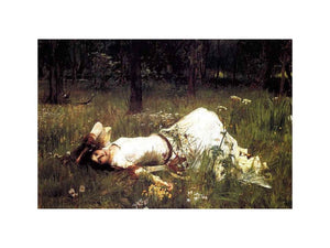 Ophelia 1889 by John William Waterhouse