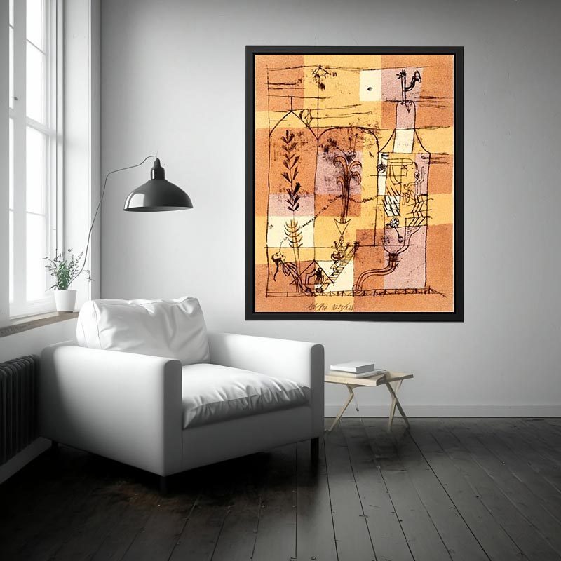 Hoffmanneske scene by Paul Klee Painting