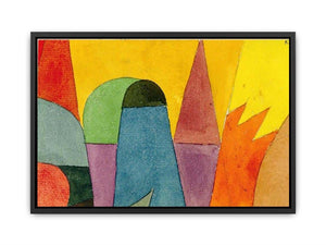 With the Mauve Triangle Poster