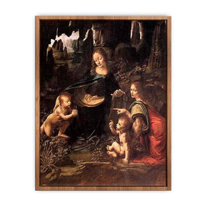 Virgin of the Rocks 1483-86 Poster
