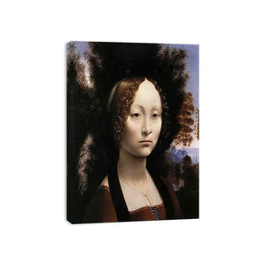 Portrait of Ginevra de Benci Painting