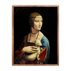 Portrait of Cecilia Gallerani (Lady with an Ermine) 1483-90 Poster