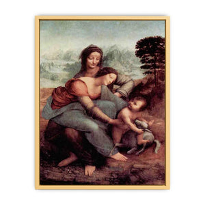 The Virgin and Child with St Anne c. 1510 Streched canvas