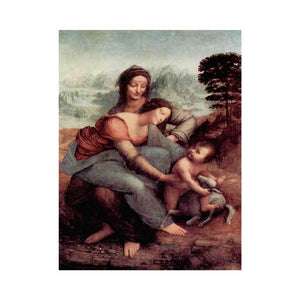 The Virgin and Child with St Anne c. 1510 by Leonardo Da Vinci