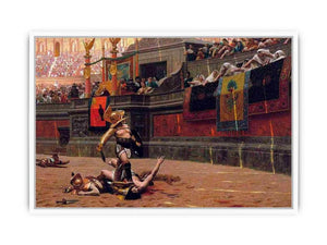 Pollice Verso (Thumbs Down) Framed Print