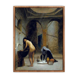 A Moorish Bath Turkish Woman Bathing Poster