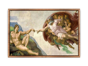 Creation of adam by Michelangelo Poster