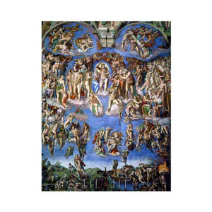 Last Judgment (1) 1537-41 by Michelangelo Buonarroti
