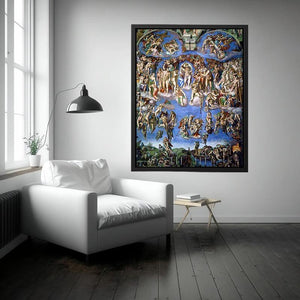 Last Judgment (1) 1537-41 by Michelangelo Buonarroti Painting