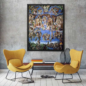 Last Judgment (1) 1537-41 by Michelangelo Buonarroti Painting